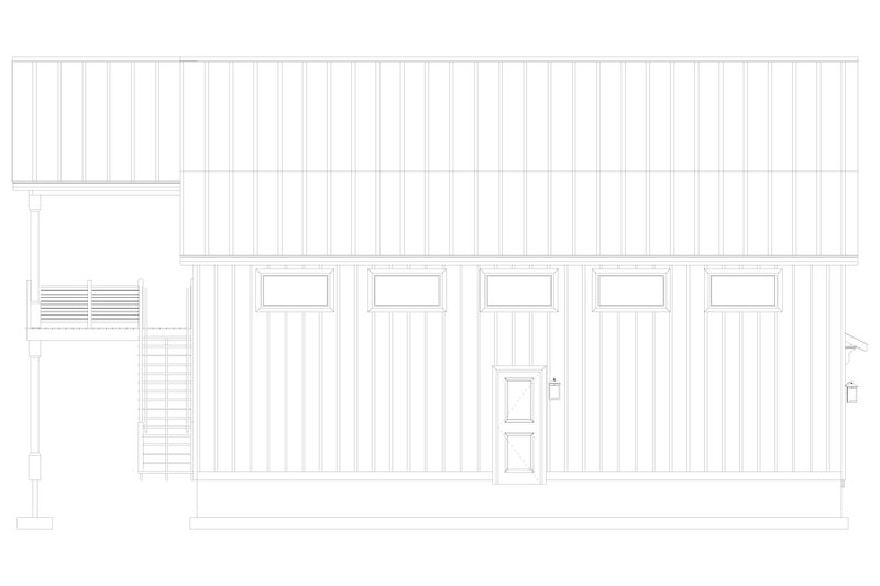 Home Plan - Exterior - Other Elevation 1 for Barndominium House Plan #1060-395 - 2 bed, 1.5 bath