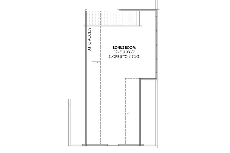 House Design - Floor Plan - Upper Floor for Modern House Plan #1096-28 - 4 bed, 4.5 bath