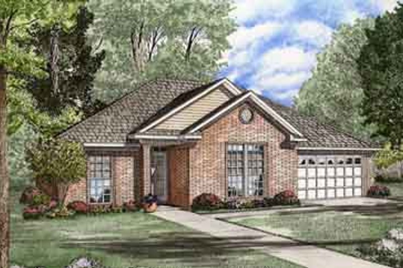 Dream House Plan - Traditional Exterior - Front Elevation Plan #17-2080
