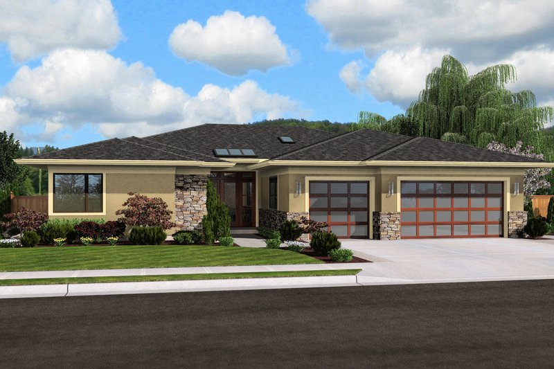 Home Plan - Exterior - Front Elevation for Modern House Plan #48-603 - 4 bed, 2.5 bath