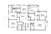 European Style House Plan - 4 Beds 4.5 Baths 4239 Sq/Ft Plan #411-719 