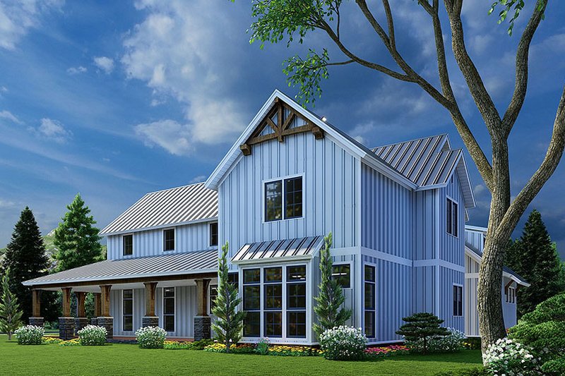 Dream House Plan - Exterior - Other Elevation 4 for Country House Plan #923-231 - 3 bed, 4 bath