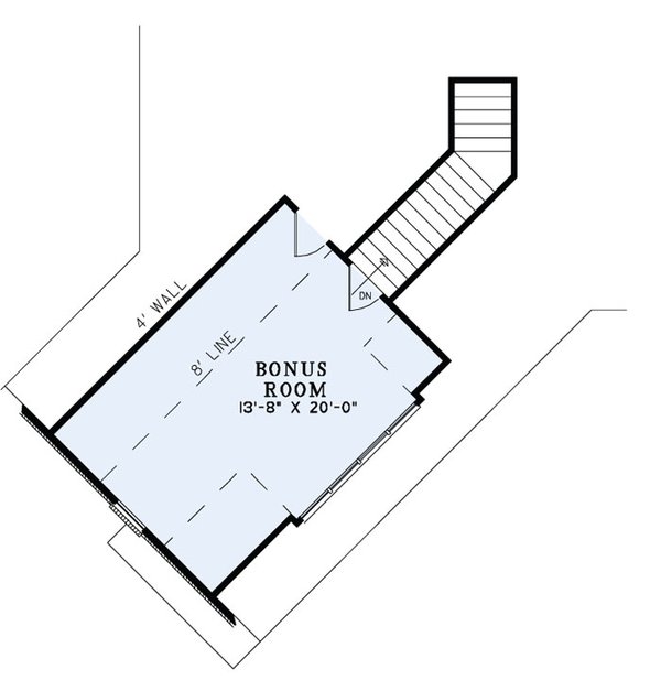 House Plan Design - European Floor Plan - Upper Floor Plan #17-2522