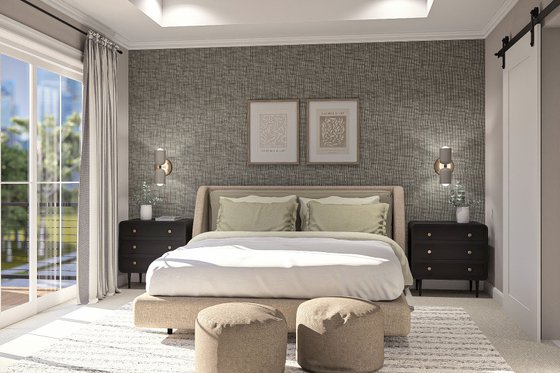 Interior - Master Bedroom for Farmhouse House Plan #455-409 - 3 bed, 2.5 bath