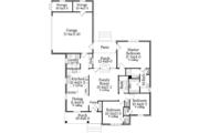 Traditional Style House Plan - 3 Beds 2 Baths 1609 Sq/Ft Plan #406-9621 