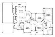European Style House Plan - 5 Beds 4.5 Baths 5234 Sq/Ft Plan #411-779 