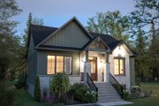 Craftsman Style House Plan - 2 Beds 1 Baths 1224 Sq/Ft Plan #23-2867 Exterior 