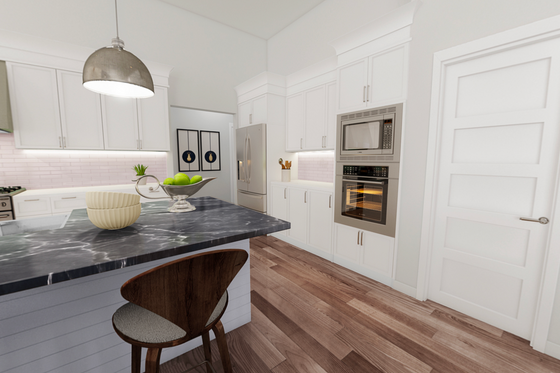 Interior - Kitchen 1 for Farmhouse House Plan #48-981 - 3 bed, 2.5 bath