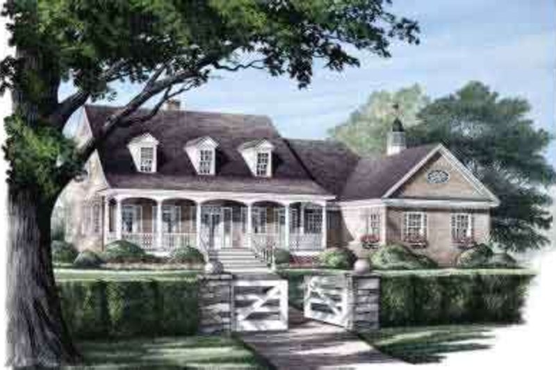 Dream House Plan - Country Exterior - Front Elevation Plan #137-141