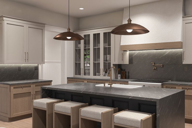 Architectural House Design - Interior - Kitchen 1 for Cottage House Plan #455-815 - 3 bed, 2.5 bath