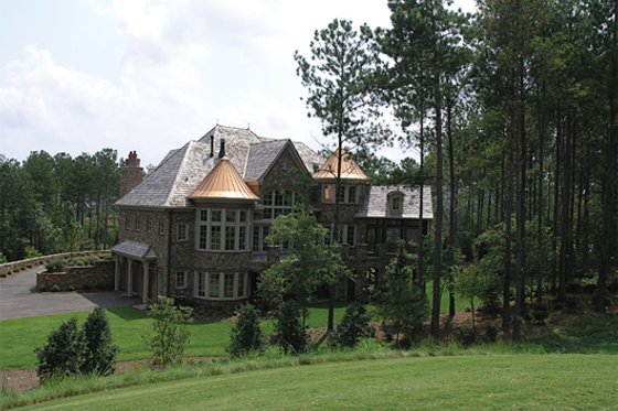 Exterior - Other Elevation for European House Plan #453-51 - 4 bed, 5.5 bath