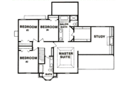 Tudor Style House Plan - 4 Beds 2.5 Baths 2628 Sq/Ft Plan #405-111 