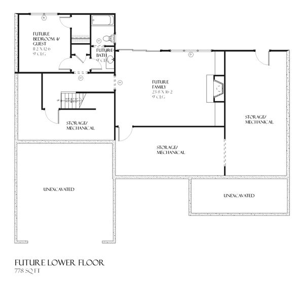 Traditional Style House Plan - 4 Beds 3.5 Baths 2467 Sq/Ft Plan #901-46 ...