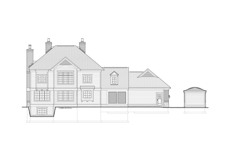 Home Plan - 928-240 rear elevation