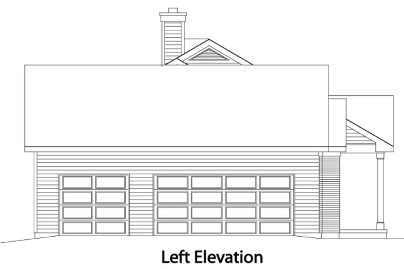 Home Plan - Exterior - Front Elevation 6 for Ranch House Plan #22-517 - 3 bed, 2 bath