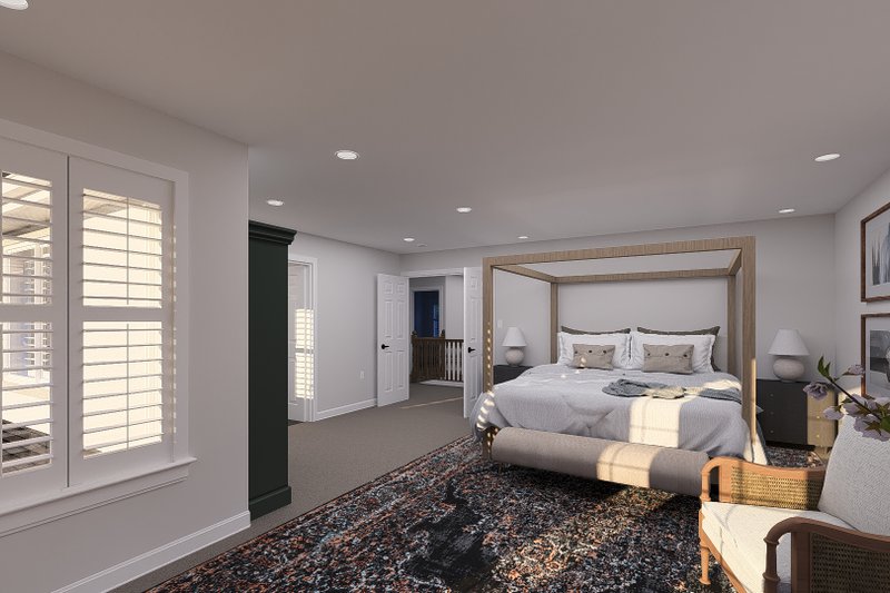 Dream House Plan - Interior - Master Bedroom 3 for Traditional House Plan #1060-344 - 4 bed, 2.5 bath