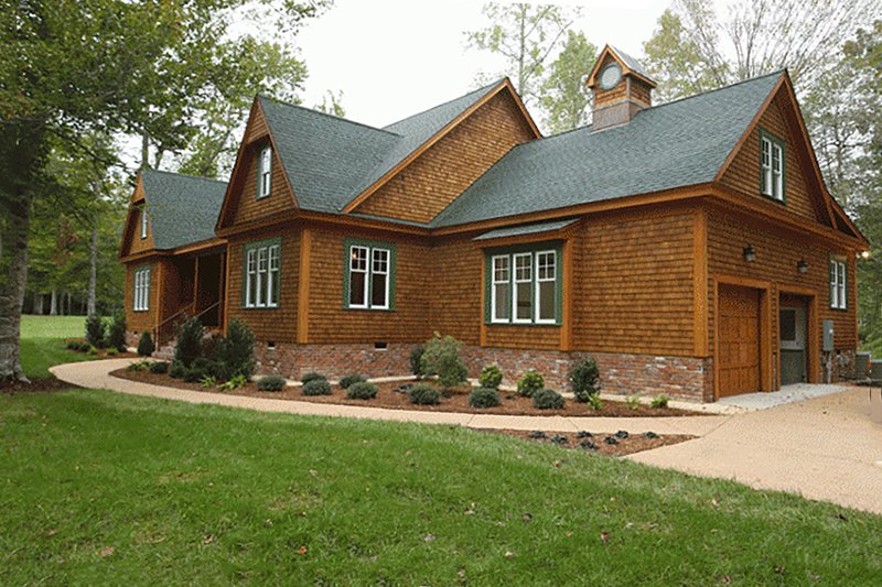 House Blueprint - Exterior - Front Elevation 1 for Country House Plan #137-280 - 4 bed, 4.5 bath