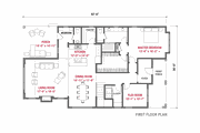 Farmhouse Style House Plan - 4 Beds 2.5 Baths 2777 Sq/Ft Plan #1079-4 