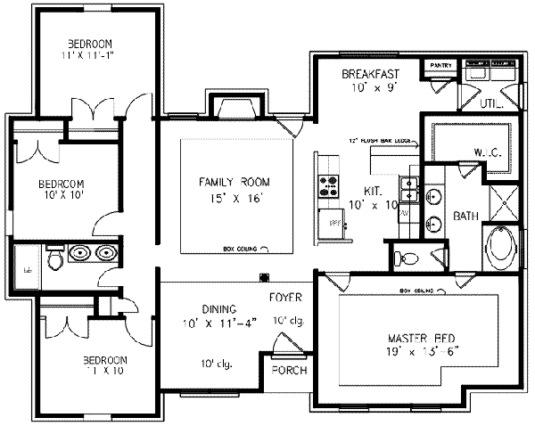 Traditional Floor Plan - Main Floor Plan #69-165