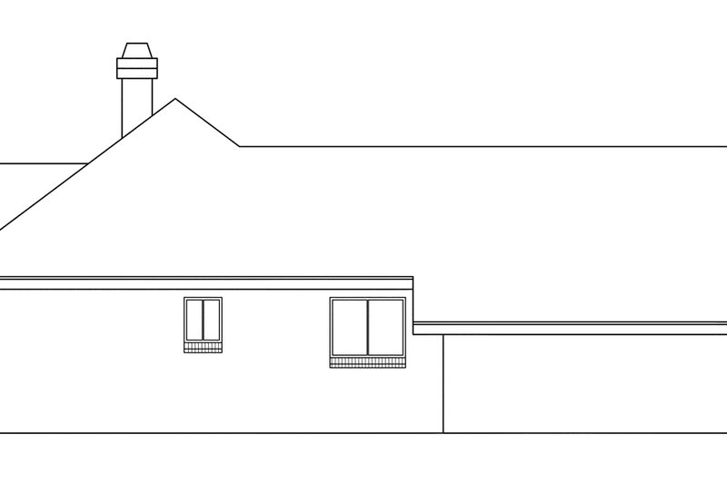 Home Plan - Exterior - Other Elevation 3 House Plan #124-117 - 3 bed, 2 bath