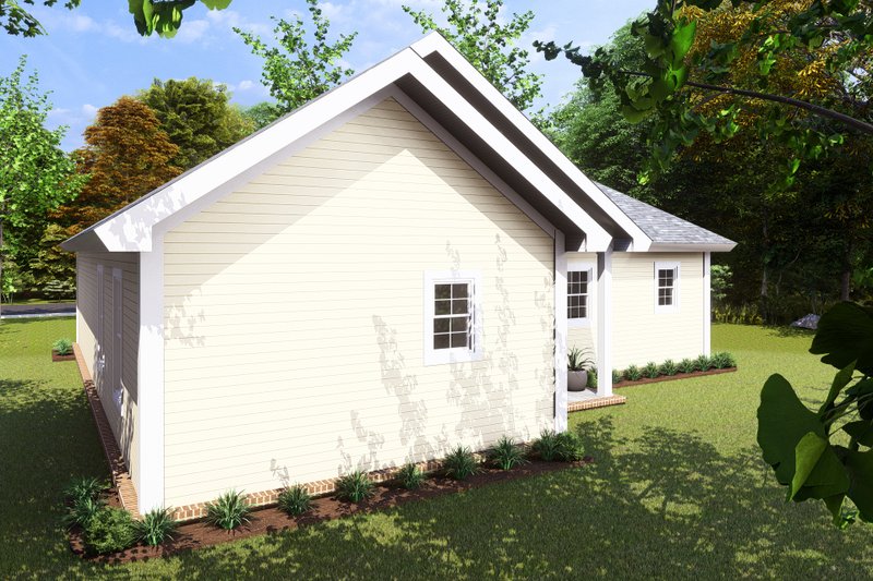 Architectural House Design - Exterior - Other Elevation for Traditional House Plan #513-9 - 3 bed, 2 bath
