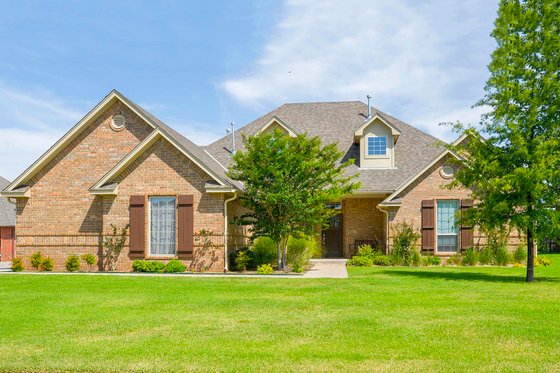 Exterior - Front Elevation for European House Plan #65-185 - 4 bed, 3.5 bath
