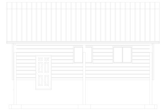 Exterior - Other Elevation 2 for Traditional House Plan #1060-96, 0 bath