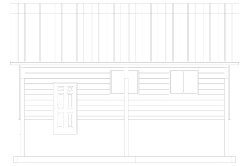 Dream House Plan - Exterior - Other Elevation 2 for Traditional House Plan #1060-96, 0 bath