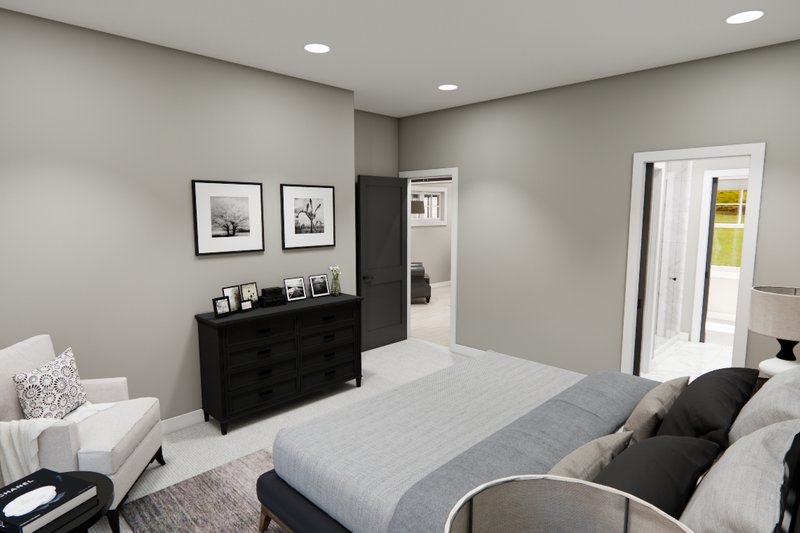 House Design - Interior - Master Bedroom for Craftsman House Plan #51-1373 - 4 bed, 3.5 bath