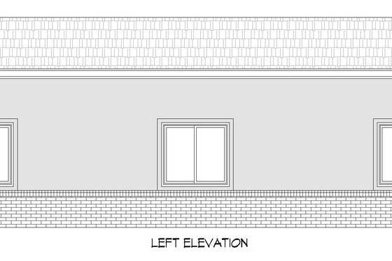 Exterior - Other Elevation for Contemporary House Plan #932-928, 0 bath