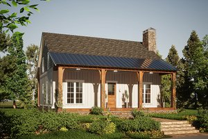 Home Plan - Country Exterior - Front Elevation Plan #923-207