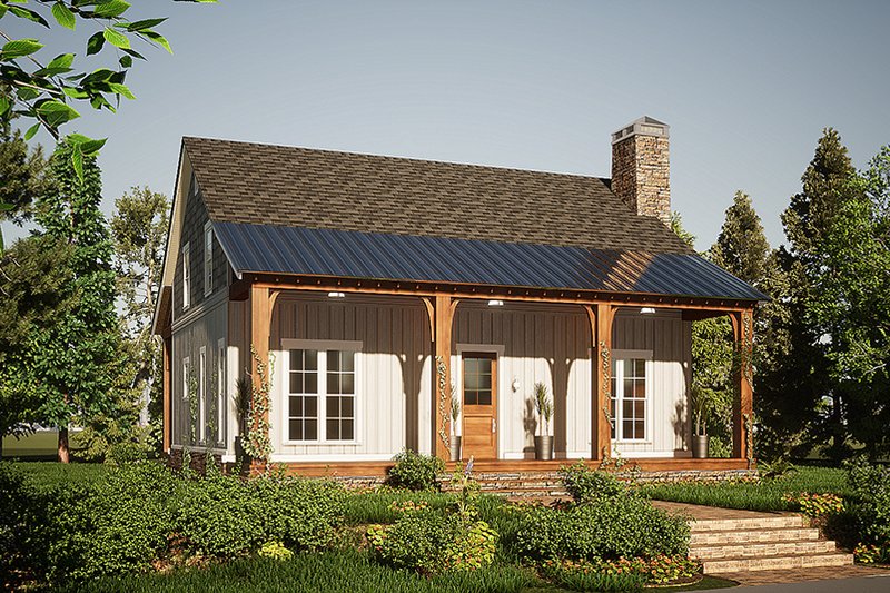 Home Plan - Country Exterior - Front Elevation Plan #923-207