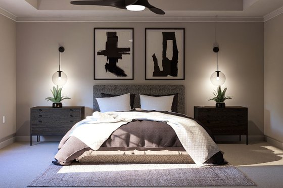 Interior - Bedroom 1 for Farmhouse House Plan #455-387 - 3 bed, 2.5 bath