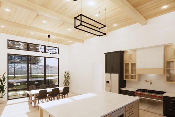 Interior - Kitchen 1 for Modern House Plan #1096-25 - 4 bed, 4.5 bath