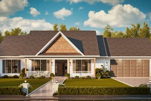 Traditional Exterior - Front Elevation Plan #54-638
