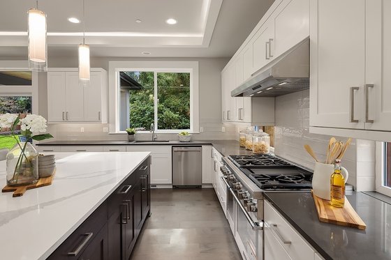 Interior - Kitchen 1 for Contemporary House Plan #1066-125 - 5 bed, 4.5 bath