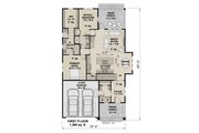 Craftsman Style House Plan - 4 Beds 4 Baths 2223 Sq/Ft Plan #51-1294 Floor 