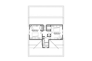 Floor Plan - Upper Floor for Country House Plan #137-262 - 3 bed, 2.5 bath