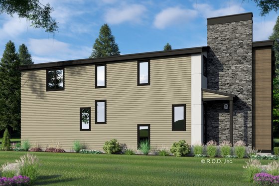 Exterior - Other Elevation for Modern House Plan #51-1281 - 5 bed, 3.5 bath