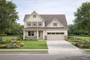 Farmhouse Exterior - Front Elevation Plan #20-1212