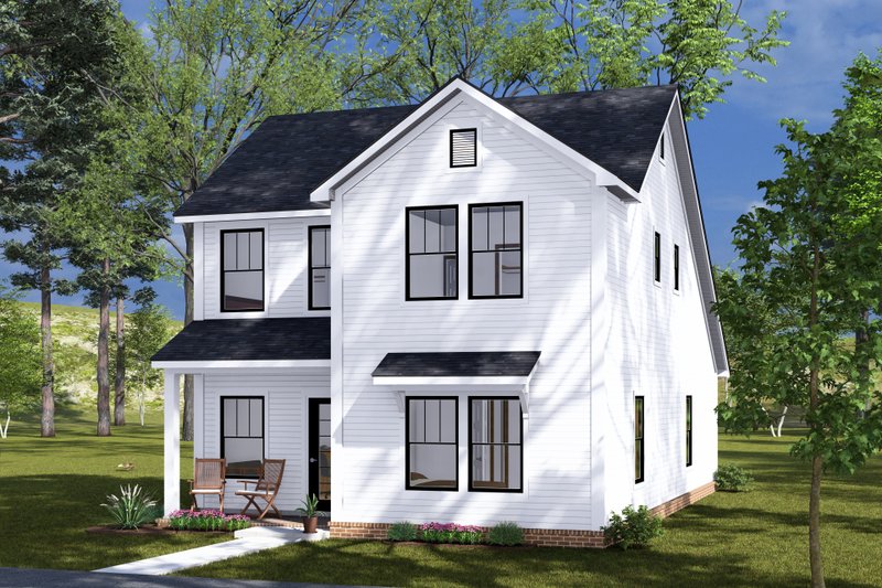 House Plan Design - Exterior - Other Elevation 1 for Cottage House Plan #513-2304 - 3 bed, 3 bath