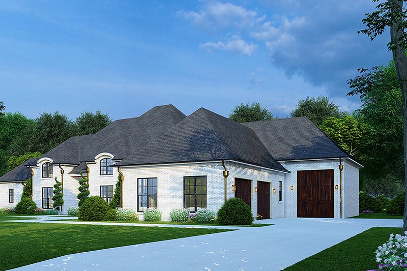 House Blueprint - Exterior - Other Elevation 1 for European House Plan #923-274 - 4 bed, 4 bath