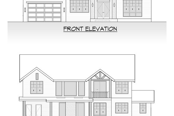 Exterior - Other Elevation for Farmhouse House Plan #1066-327 - 4 bed, 4.5 bath