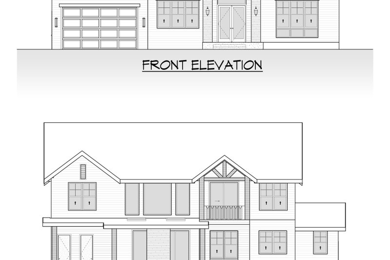 Home Plan - Exterior - Other Elevation for Farmhouse House Plan #1066-327 - 4 bed, 4.5 bath