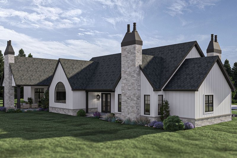 Dream House Plan - Exterior - Other Elevation 1 for Modern House Plan #455-509 - 3 bed, 2.5 bath