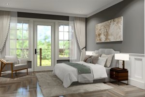 Interior - Master Bathroom for Craftsman House Plan #54-437 - 3 bed, 2.5 bath