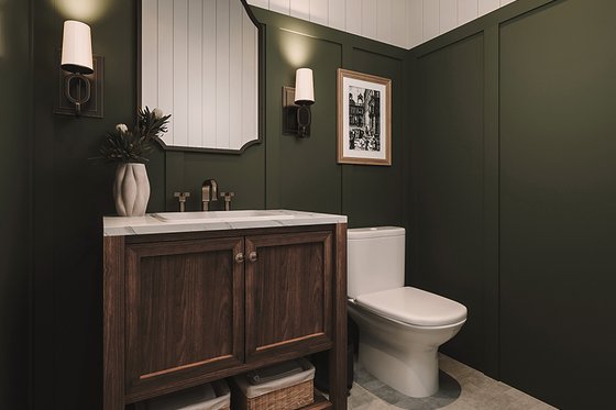 Interior - Bathroom 1 for European House Plan #23-2777 - 3 bed, 2.5 bath