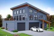 Contemporary Style House Plan - 3 Beds 2.5 Baths 2288 Sq/Ft Plan #932-1022 