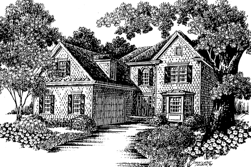 Architectural House Design - Exterior - Front Elevation 3 for Traditional House Plan #30-356 - 3 bed, 3.5 bath