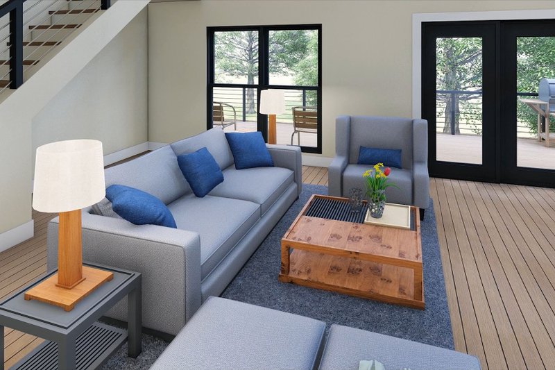 Dream House Plan - Photo 3 for Contemporary House Plan #932-920 - 4 bed, 2.5 bath